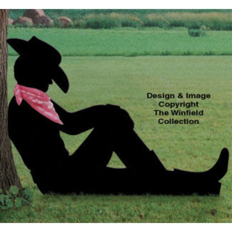 Lazy Cowboy Shadow Woodcraft Pattern
