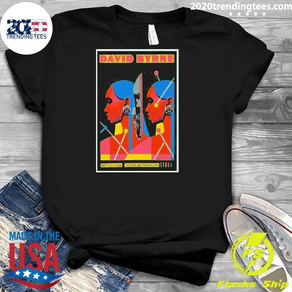 David Byrne Mexico Event September 4 5 6 2026 Shirt