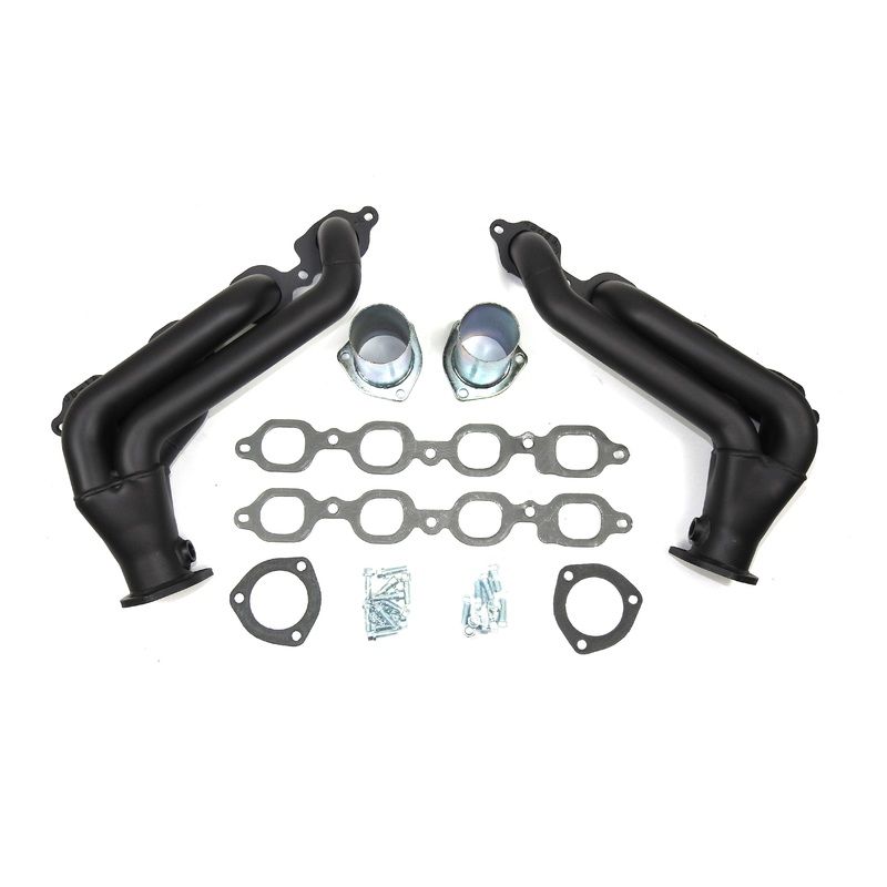Chevy 5.3L/6.2L GEN 5 Ecotec 3 DFI Engines, 1 3/4″ Tight Tuck Rear Swept Style Header with Hi-Temp Black Coating