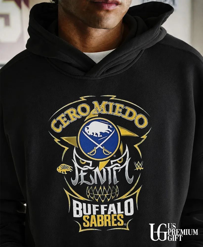 Penta El Zero M Buffalo Sabres Cerro Miedo Skull shirt
