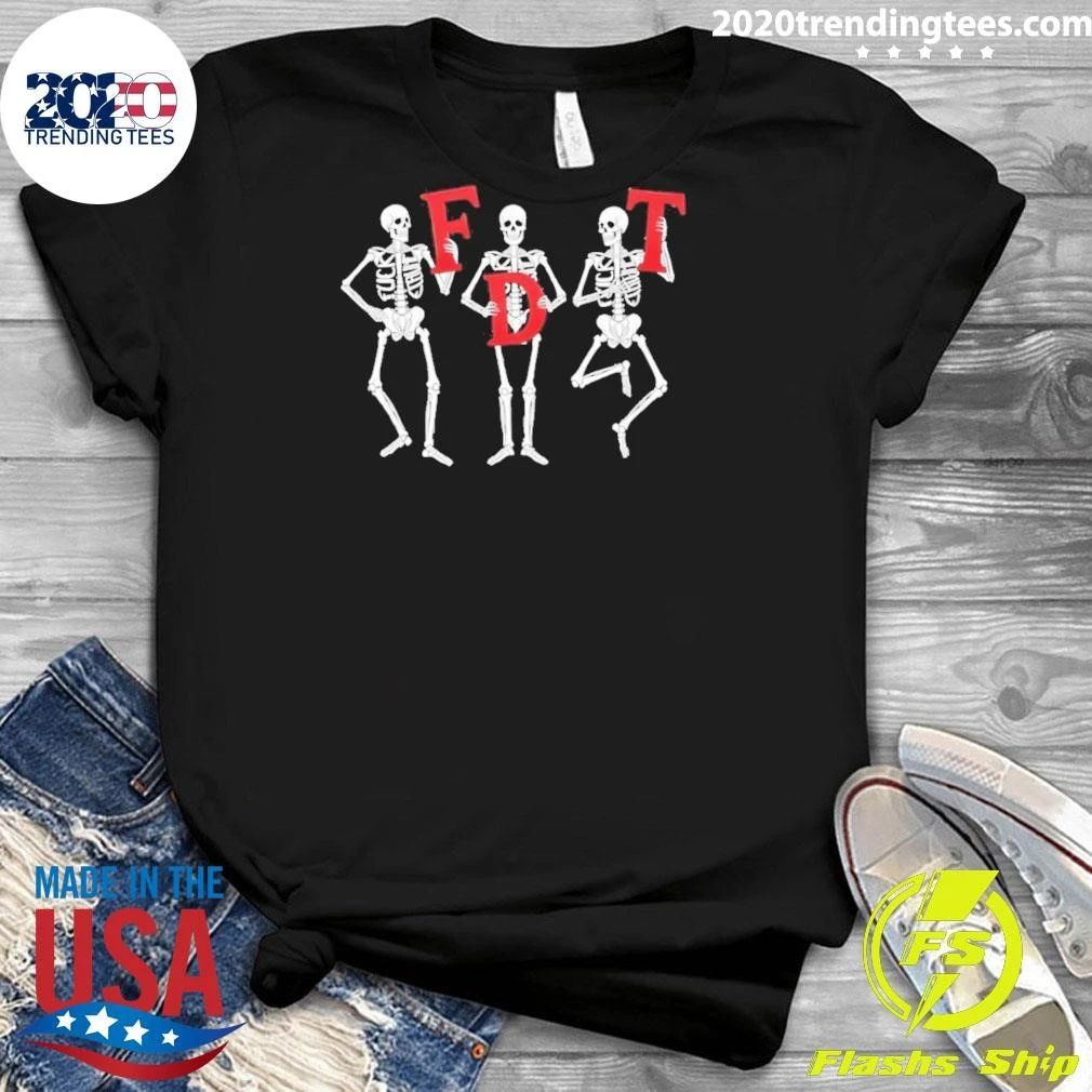 Dancing Skeleton Fdt Halloween Shirt