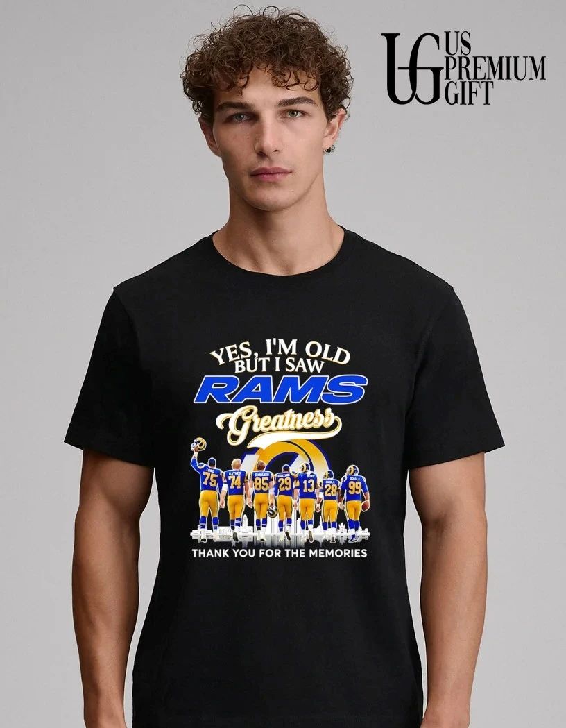 Yes I’m old but I saw LA Rams Greatness Legends Skyline signatures shirt