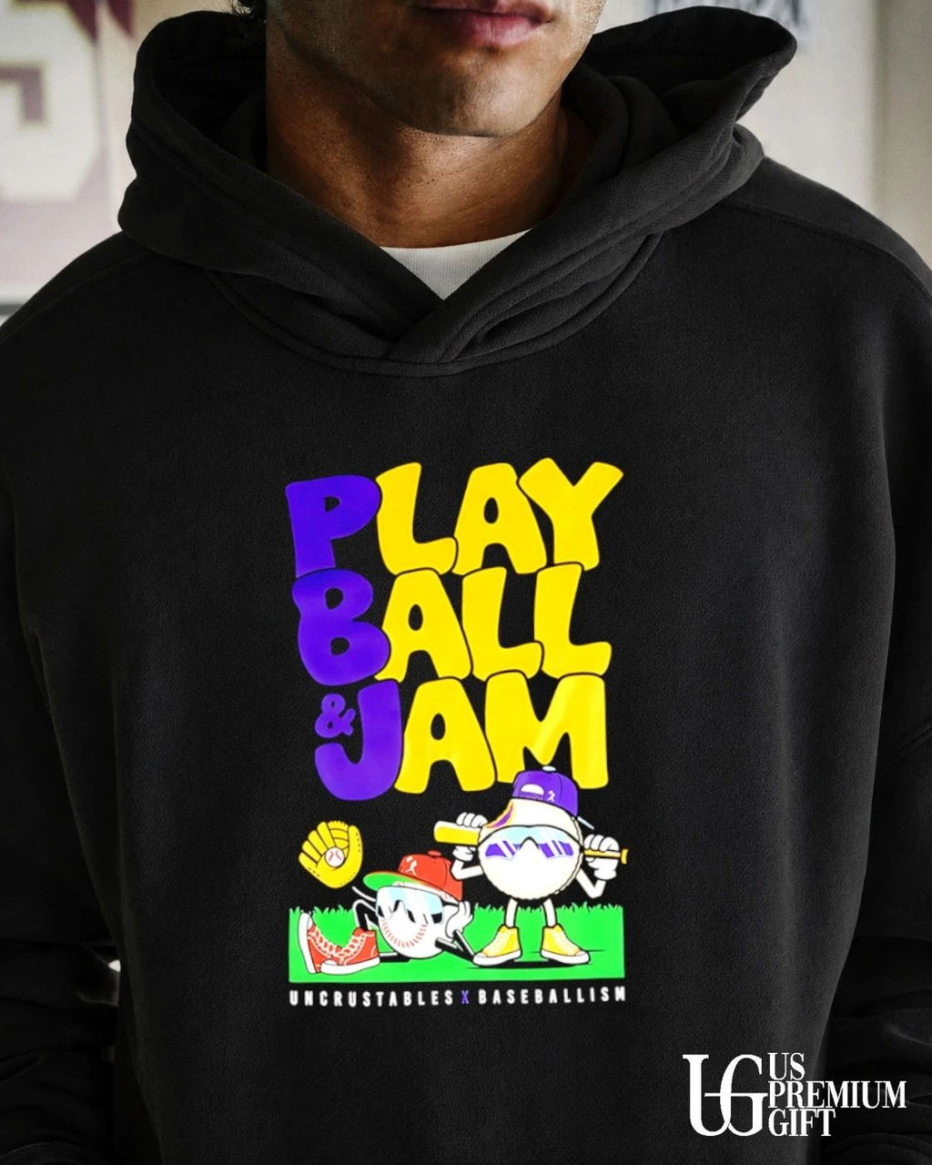 Play Ball and Jam baseball shirt
