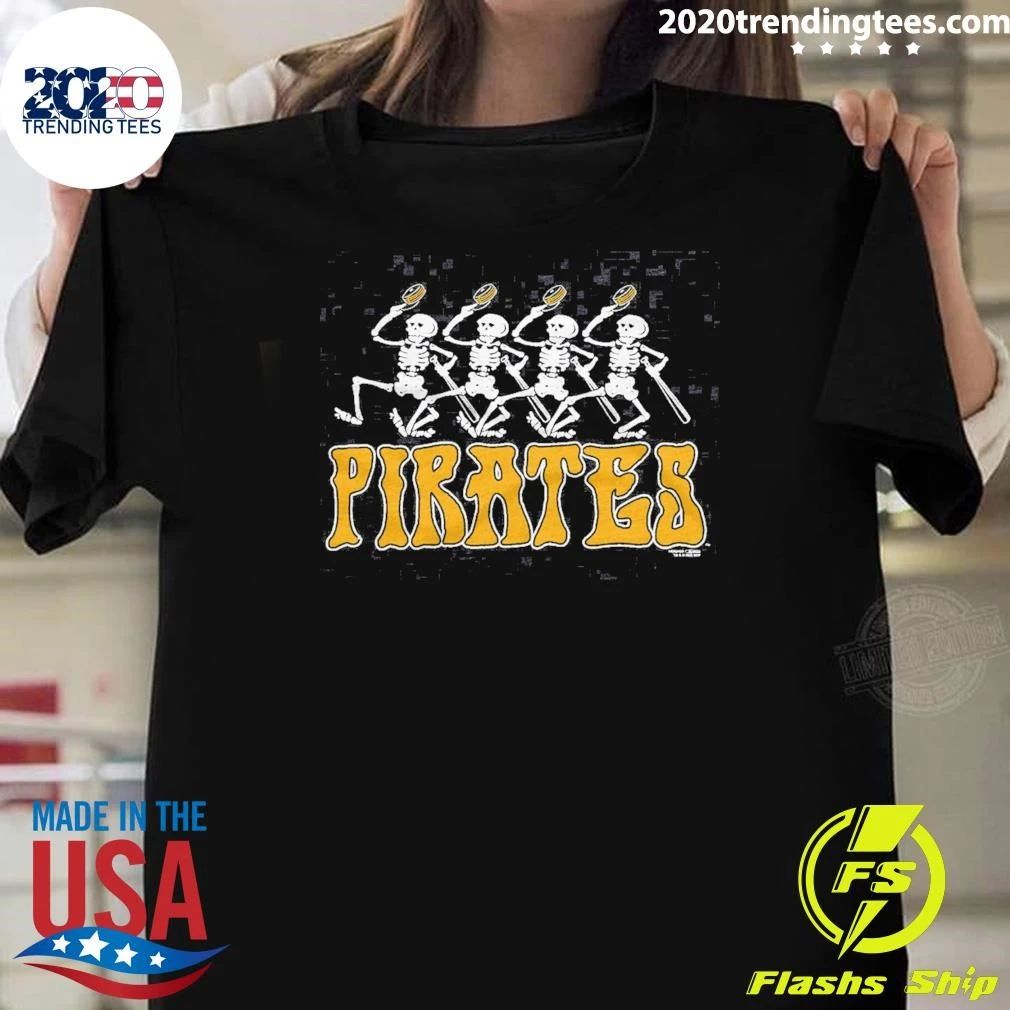 MLB Skeleton Grateful Dead Pirates Shirt