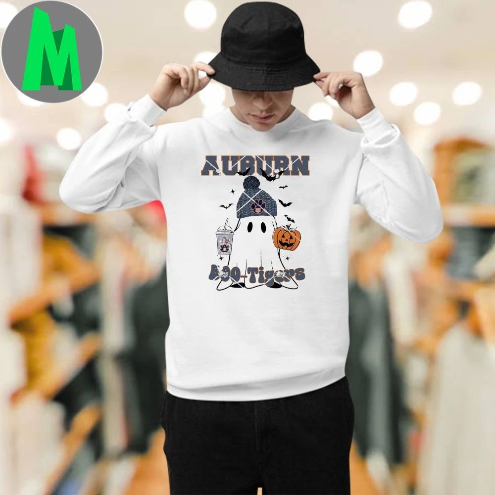 Auburn Boo Tigers Ghost Auburn Tigers Halloween Coffee Shirt