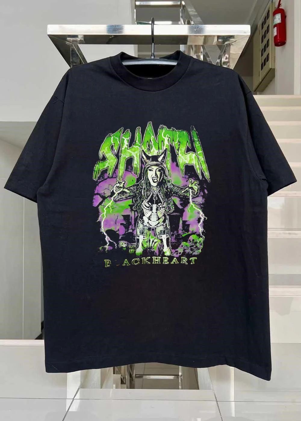 Shotzi Blackheart Shota Blackheart Pose Menacingly Lightning shirt