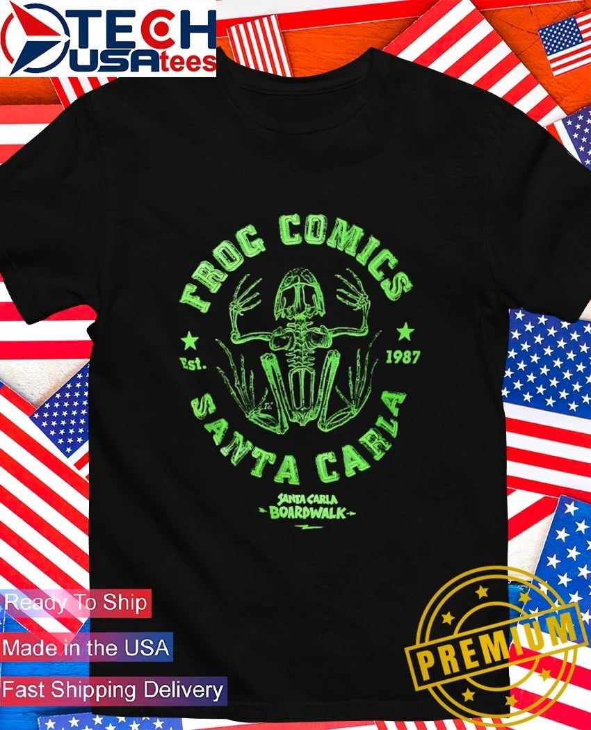 Frog Comics The Lost Boys Santa Carla Boardwalk est 1987 shirt