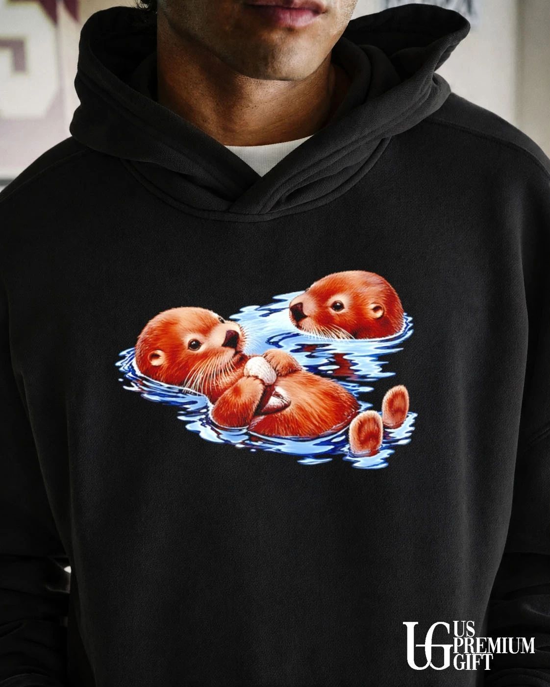 Otters go with the flow shirt