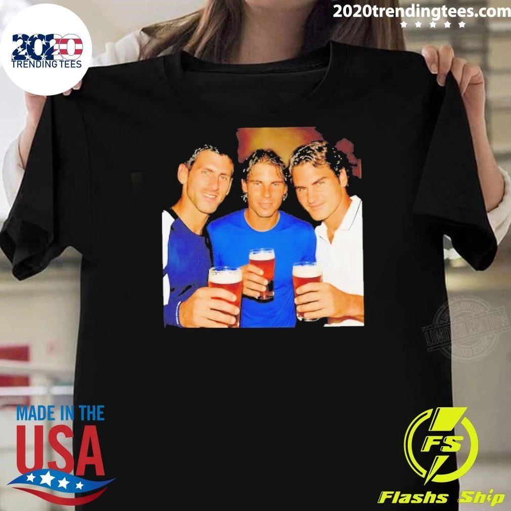 Nolefam Rafa And Rfans Tennis Player Drinking Beer Shirt