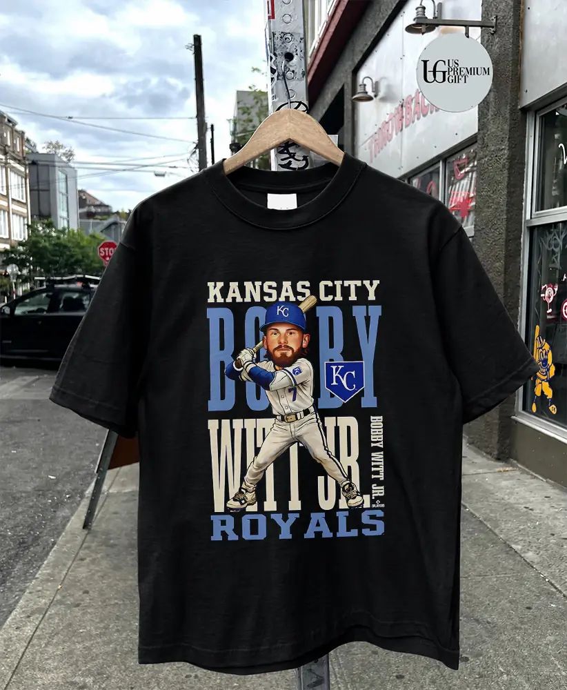 Bobby Witt Jr. Kansas City Royals baseball 2026 caricature shirt
