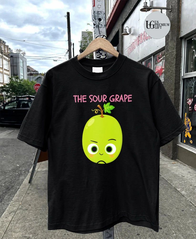 The sour grape cute fruit shirt