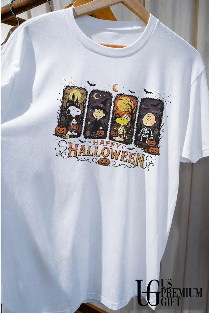 Spooky Happy Halloween Friends Pumpkin Trick Or Treat shirt