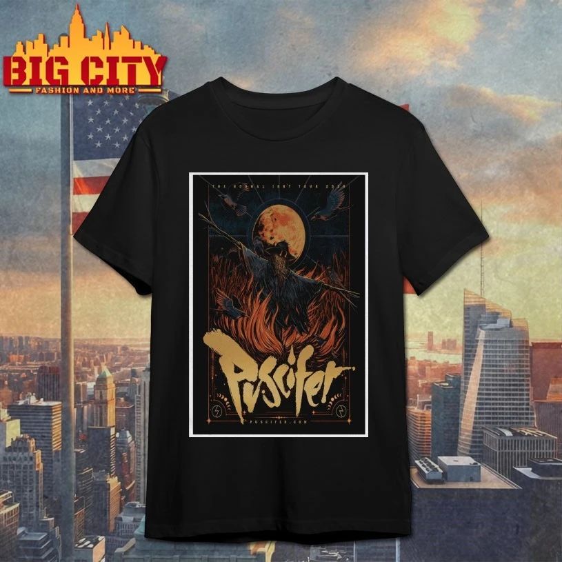 New Puscifer 2026 The Normal Isn’t Tour Poster T-shirt