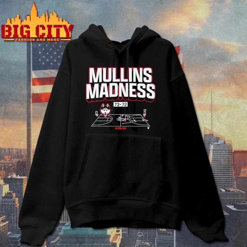 UConn Basketball Braylon Mullins Madness Shot Diagram College Shirt