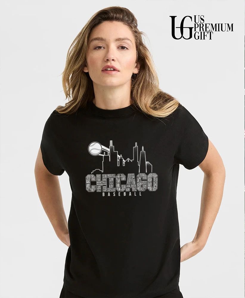 Chicago baseball Skyscraper Sluggers Skyline City shirt