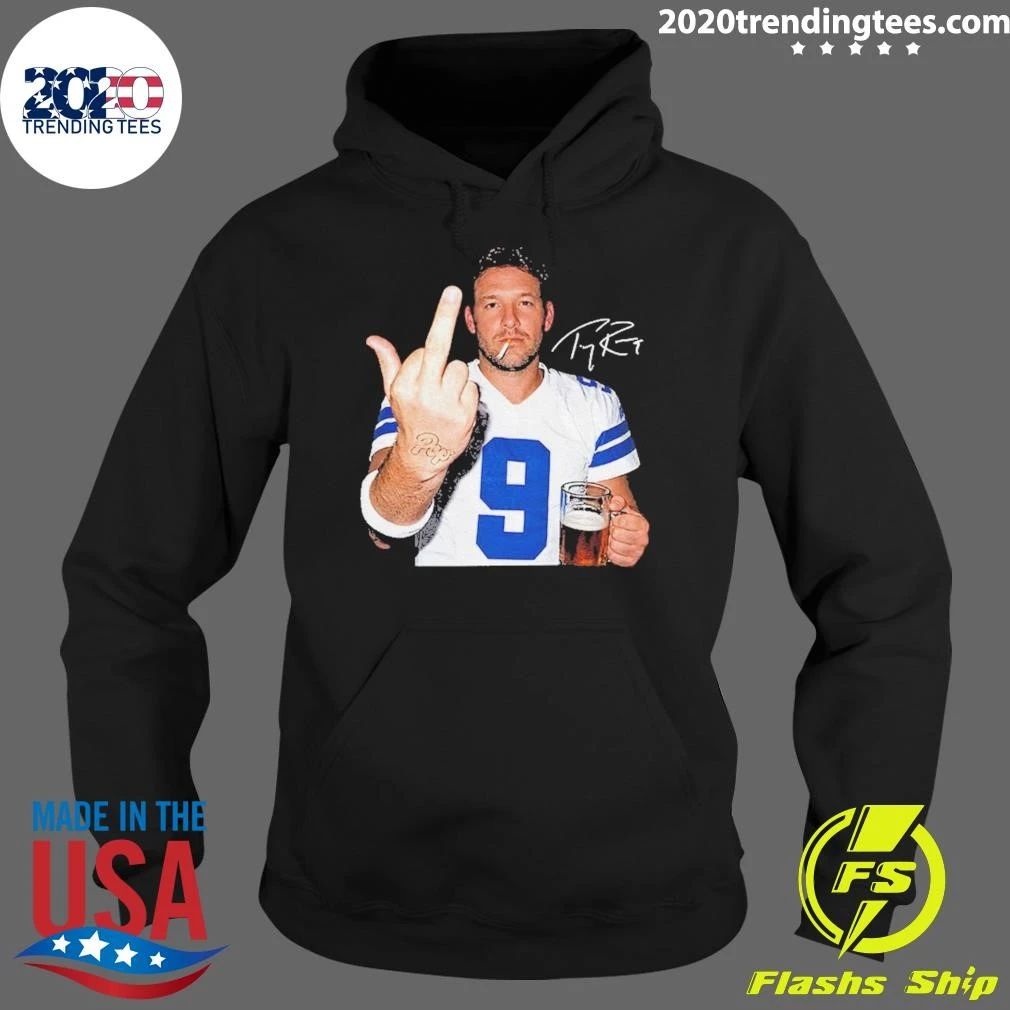 Tony Romo Football Legend Middle Finger Signature Shirt