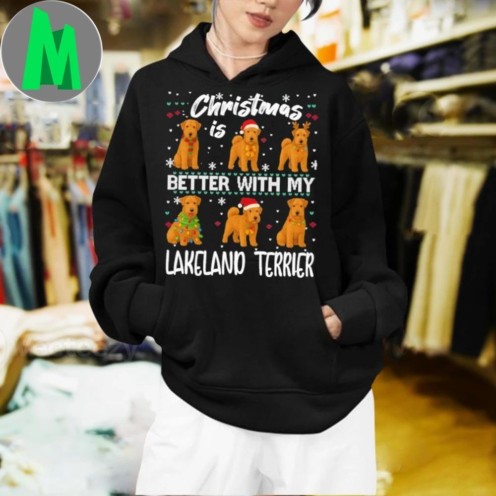 Christmas is better with Lakeland Terrier Shirt