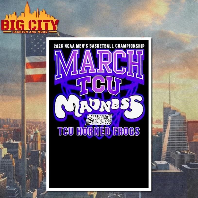 TCU Horned Frogs 2026 NCAA Men’s Basketball Championship March Madness Shirt