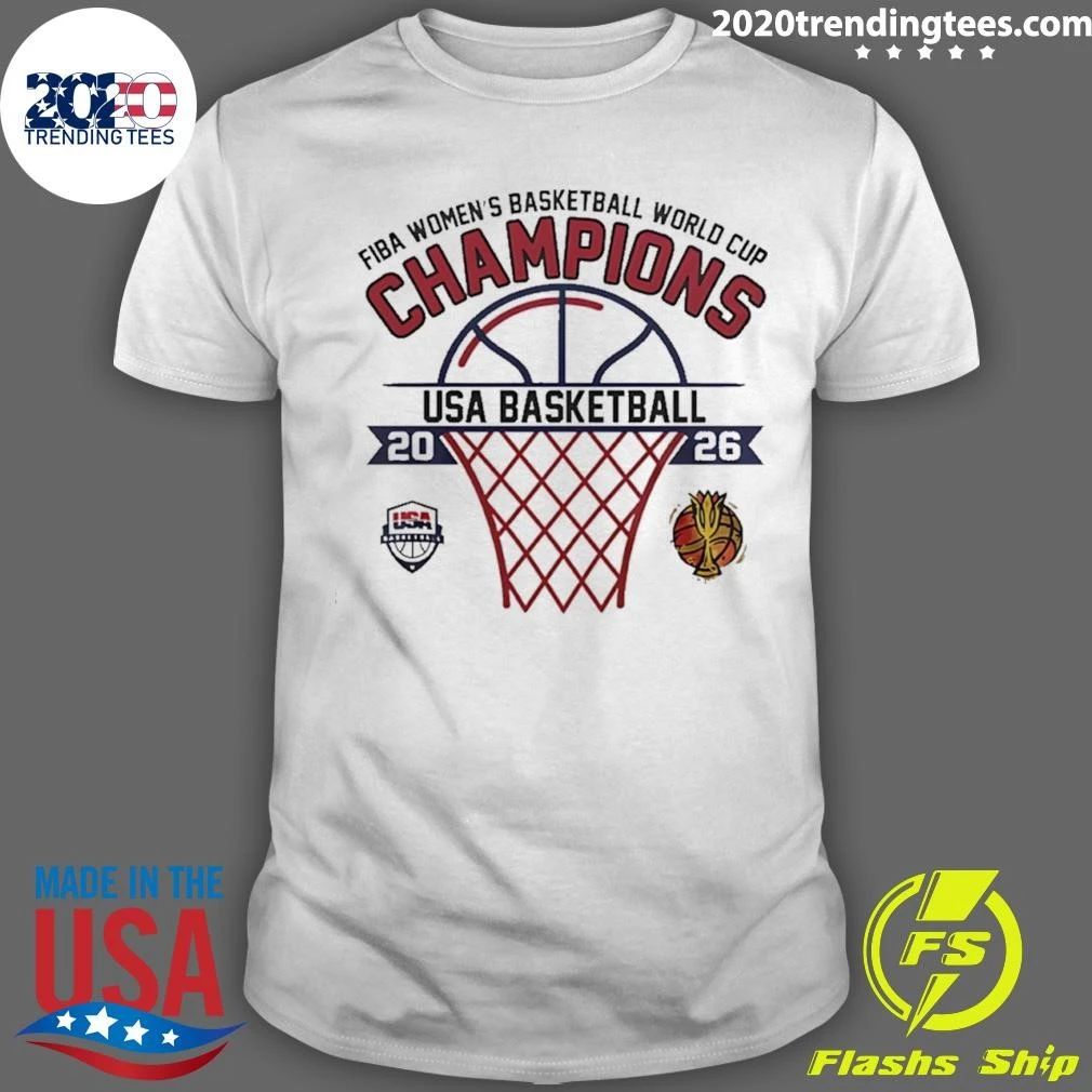 Usa Basketball Fiba Women’s Basketball World Cup Champions 2026 Shirt