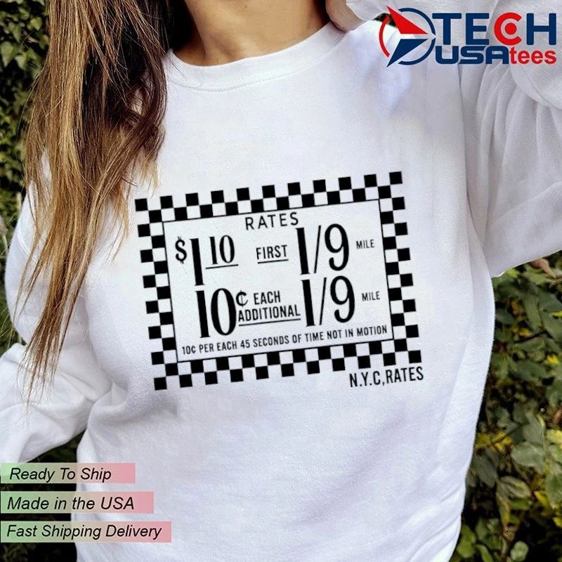 Carolina Caroline New York Taxi Rates shirt