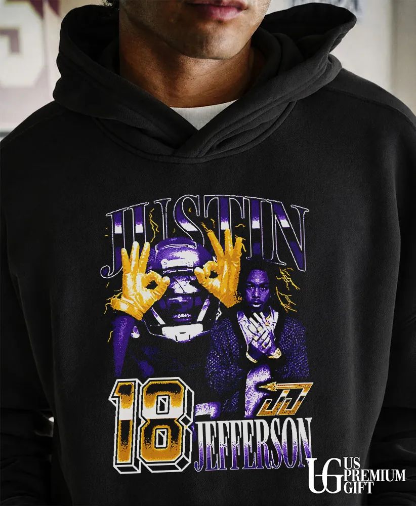 Justin Jefferson Minnesota Vikings Football signature shirt