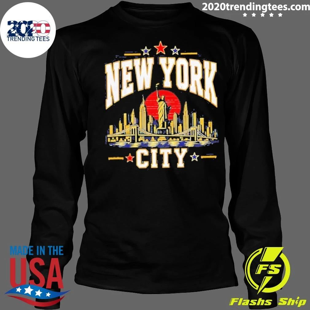 New York City Skyline Statue of Liberty Shirt