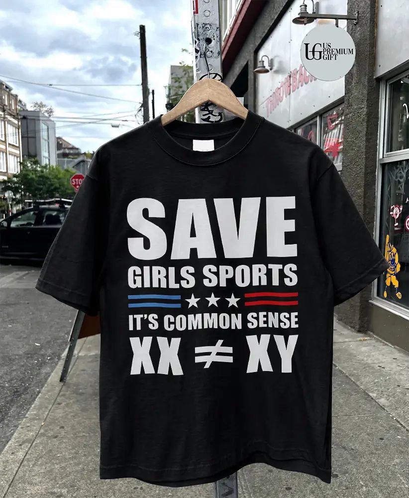 Save Girls Sports XX vs XY Common Sense Political shirt