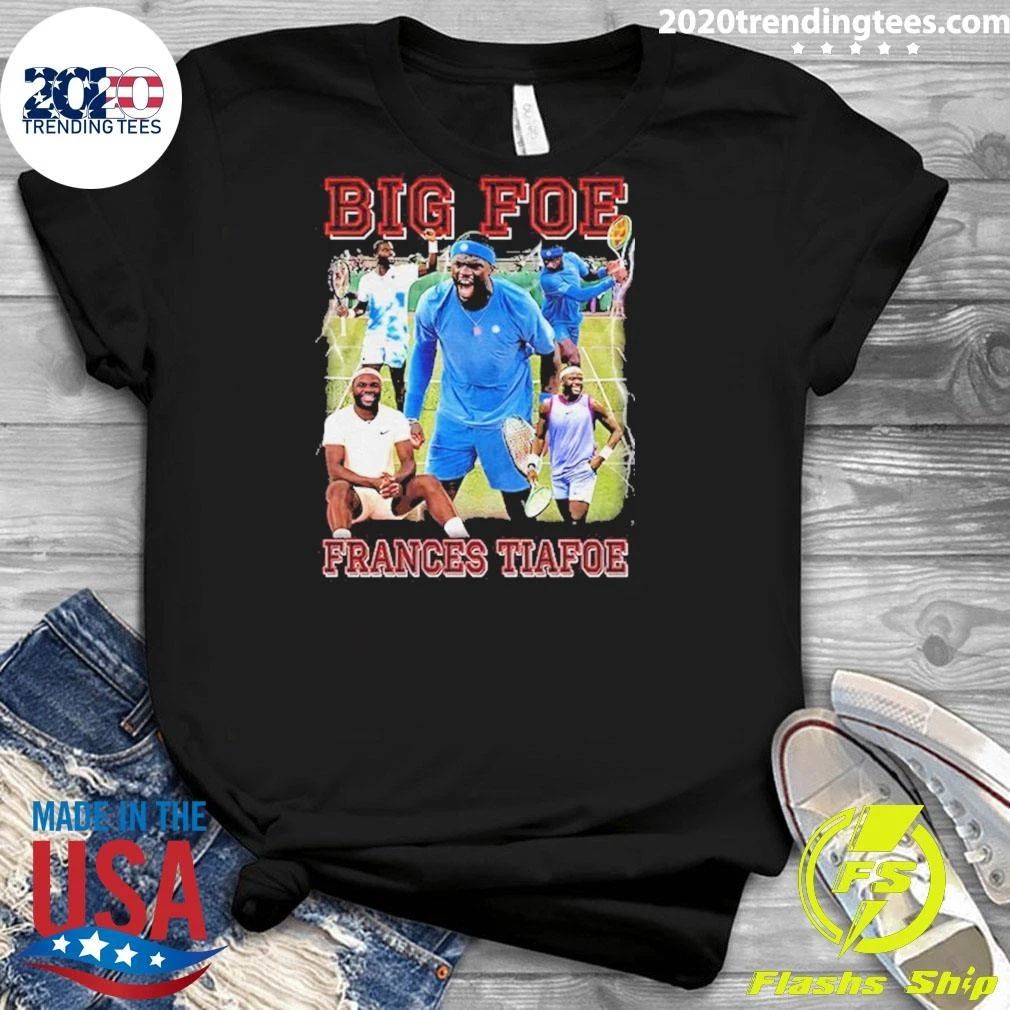 Frances Tiafoe Tennis Athlete Big Foe Us Tennis Shirt