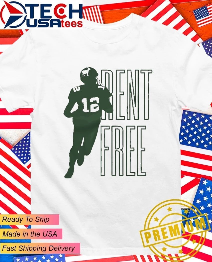 GOAT Aaron Rodgers Rent Free shirt