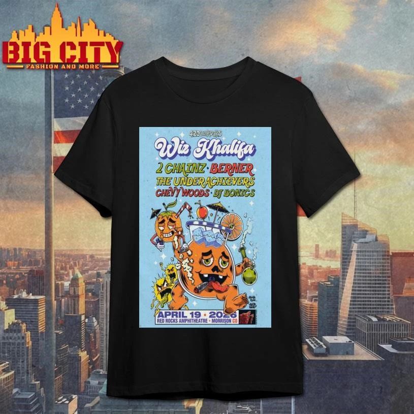 Wiz Khalifa Red Rocks In Morrison CO 4-19-2026 Poster Shirt