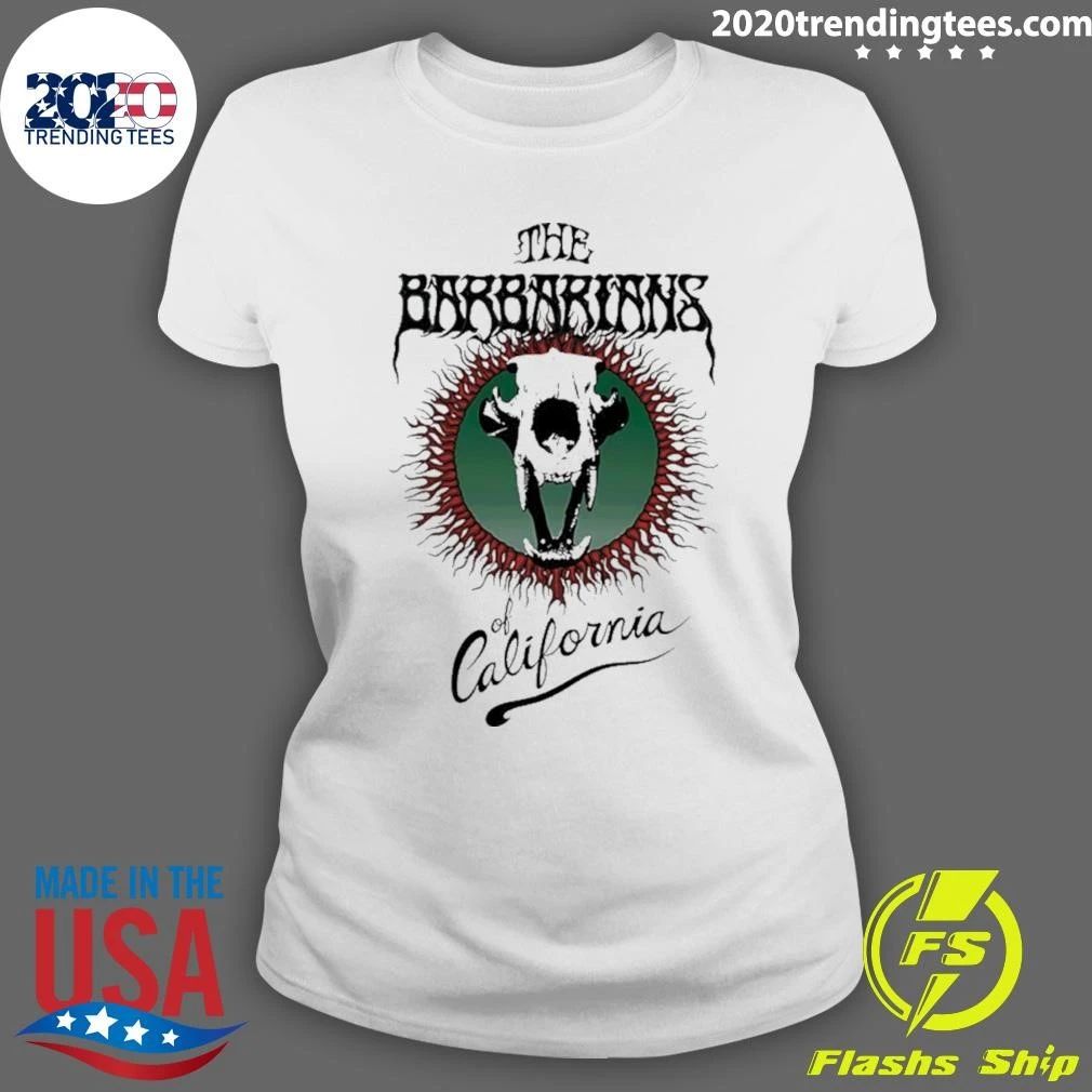 The Barbarians Of California Bear Skull Shirt