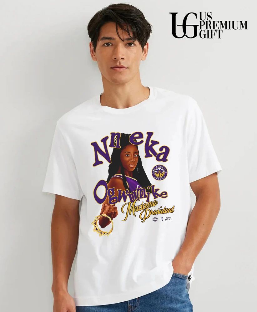 Nneka Ogwumike Los Angeles Sparks WNBA Madame President Playa Society 2026 shirt