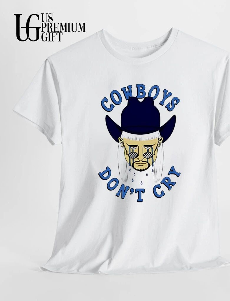 Cowboys Mullet crying western don’t cry shirt
