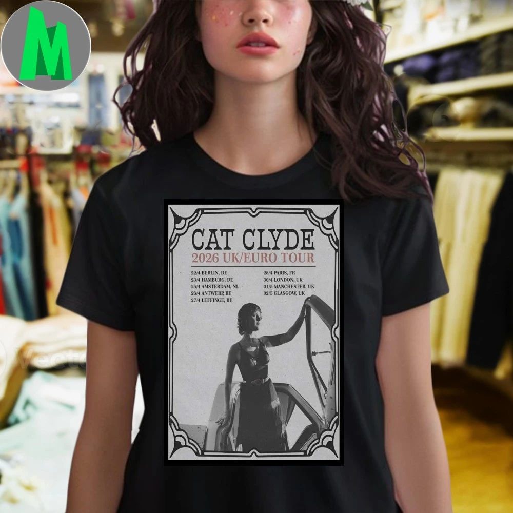 Cat Clyde Poster UK-EU Tour 2026 Shirt