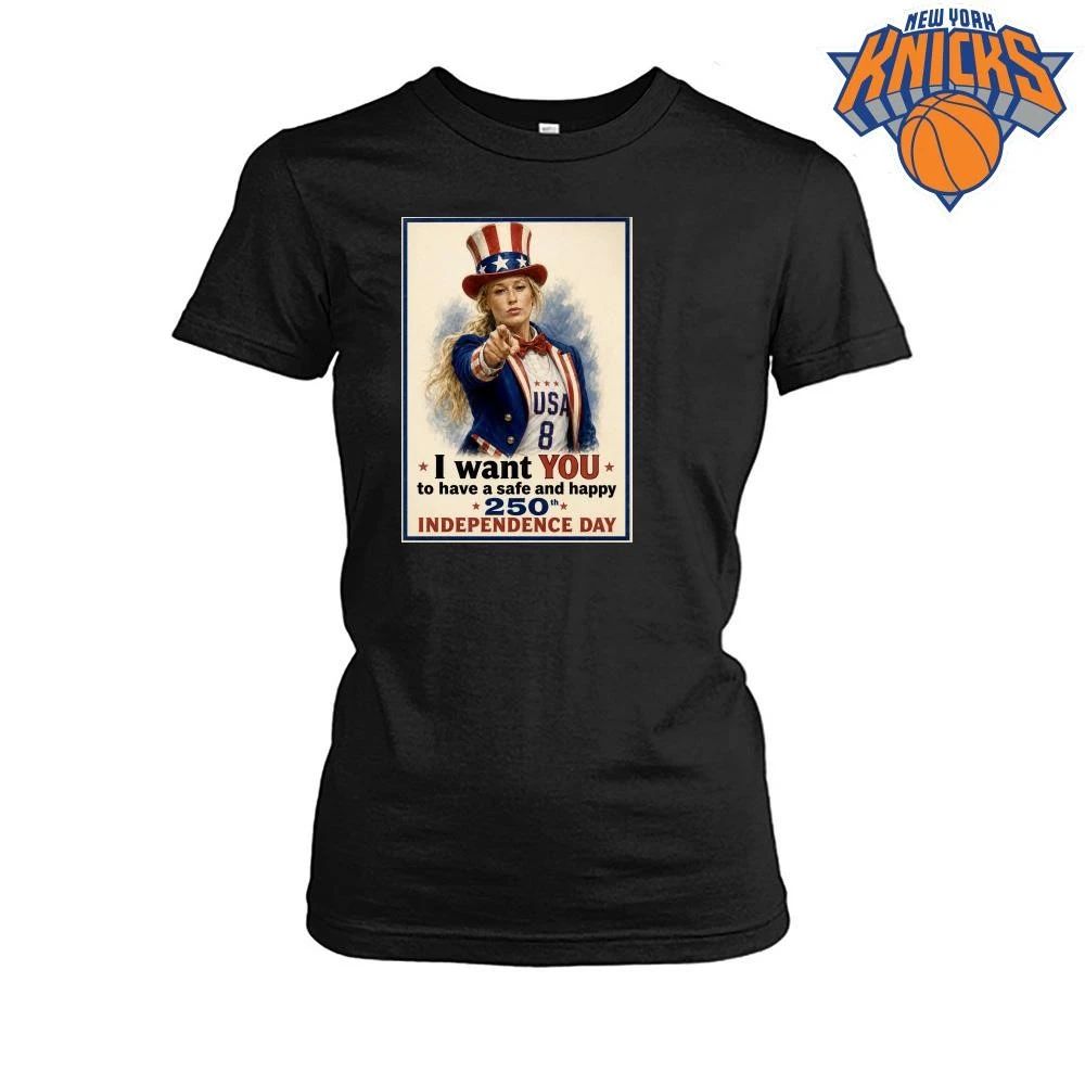 I Want You To Have A Safe And Happy 250th Independence Day Uncle Sam Woman Shirt
