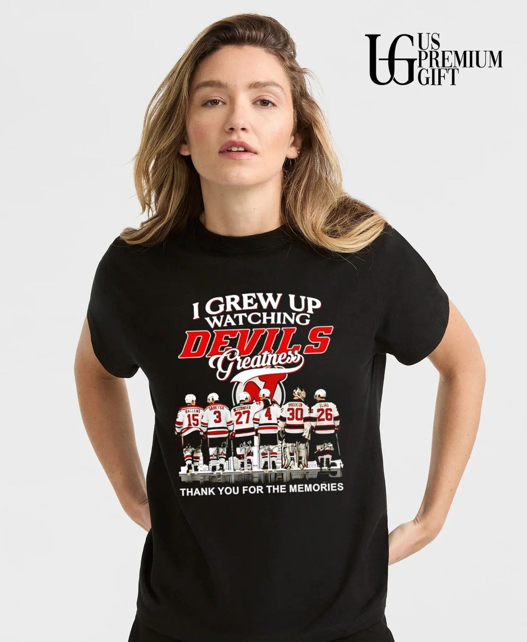 I grew up watching New Jersey Devils Legends Thank You For The Memories 2026 graphic shirt