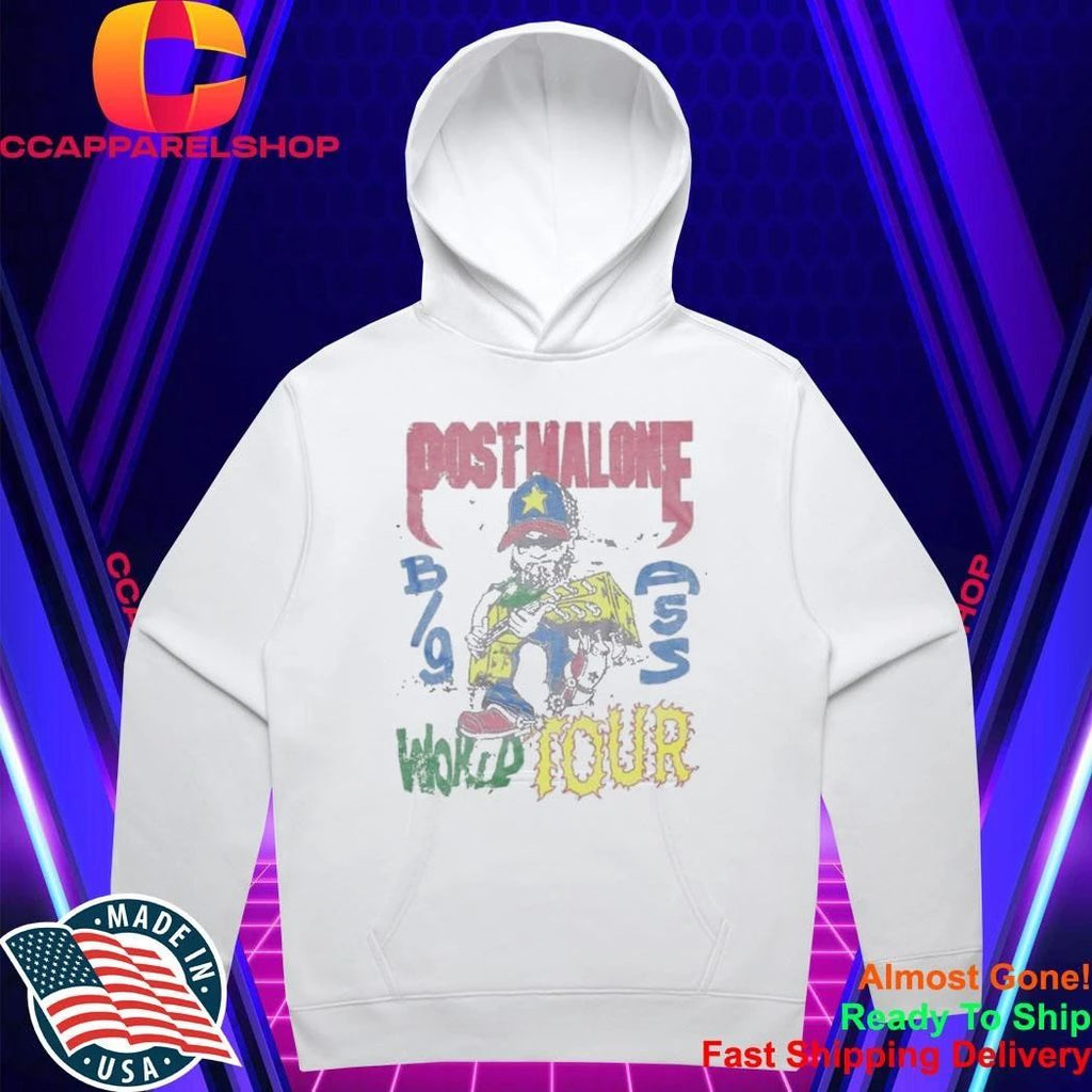 Post Malone Big Ass World Tour Illustrated Shirt