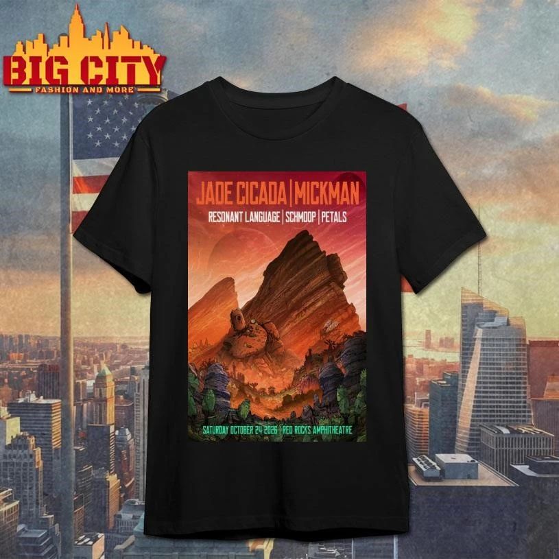 Jade Cicada & Mickman Red Rocks Amphitheatre Oct 24, 2026 Poster Shirt