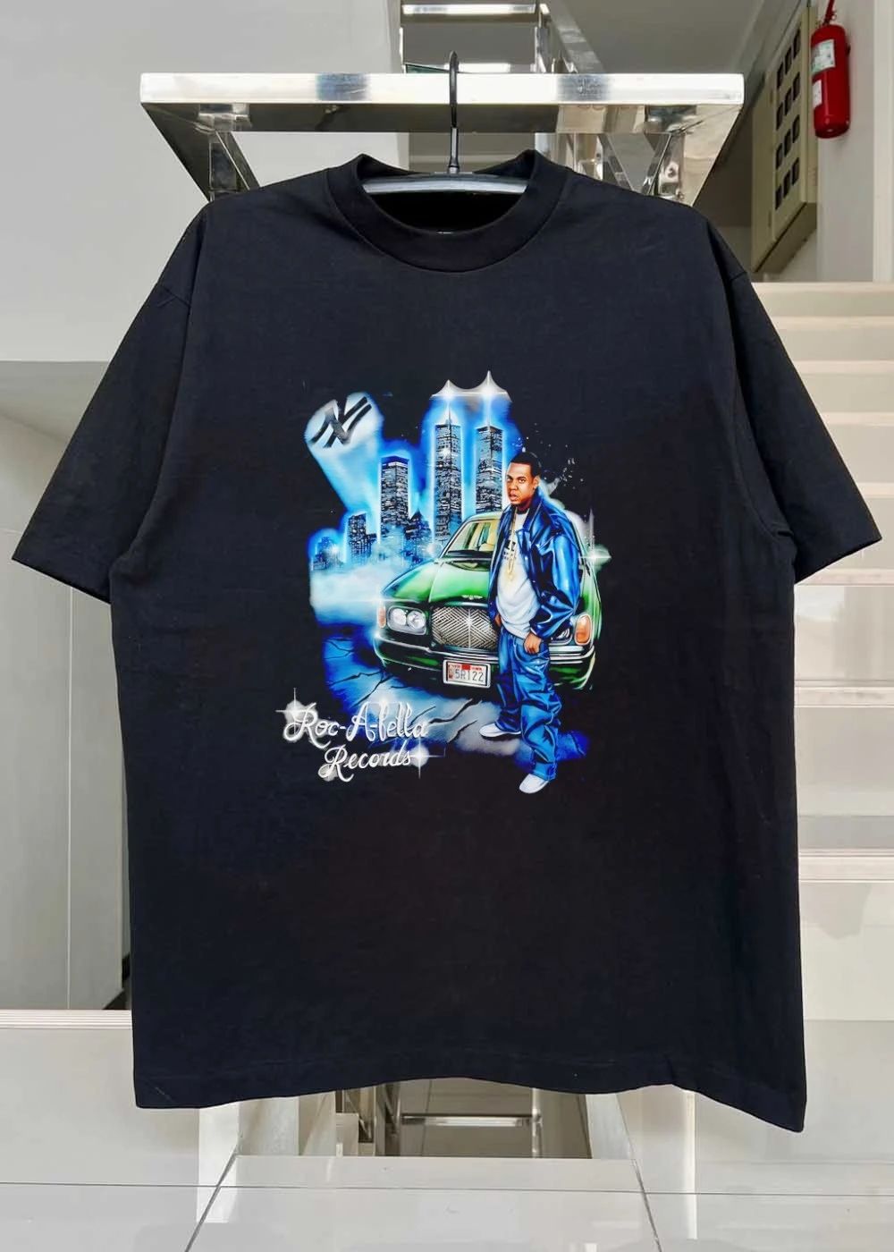 Roc-A-Fella Records Jay-Z Bentley Twin Towers shirt