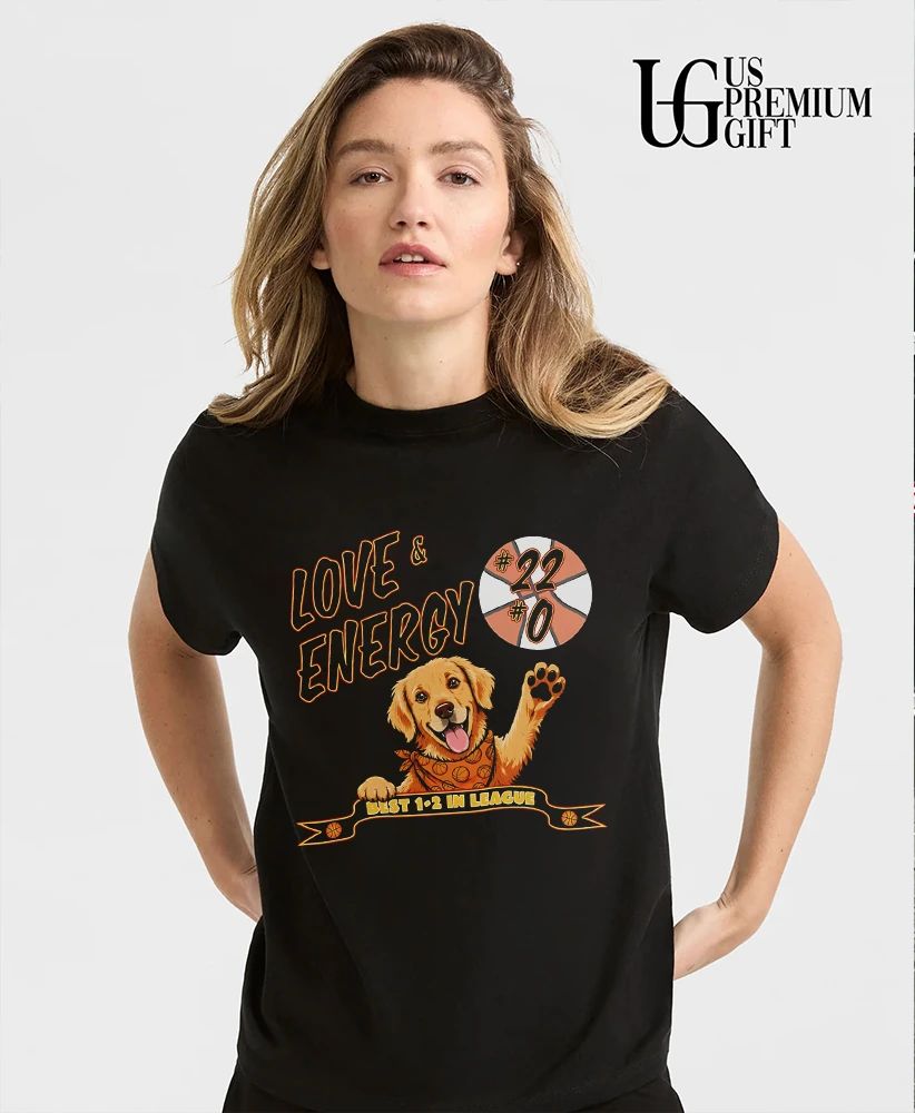 Love & Energy Golden Retriever best 1-2 in League Indiana Fever NBA shirt
