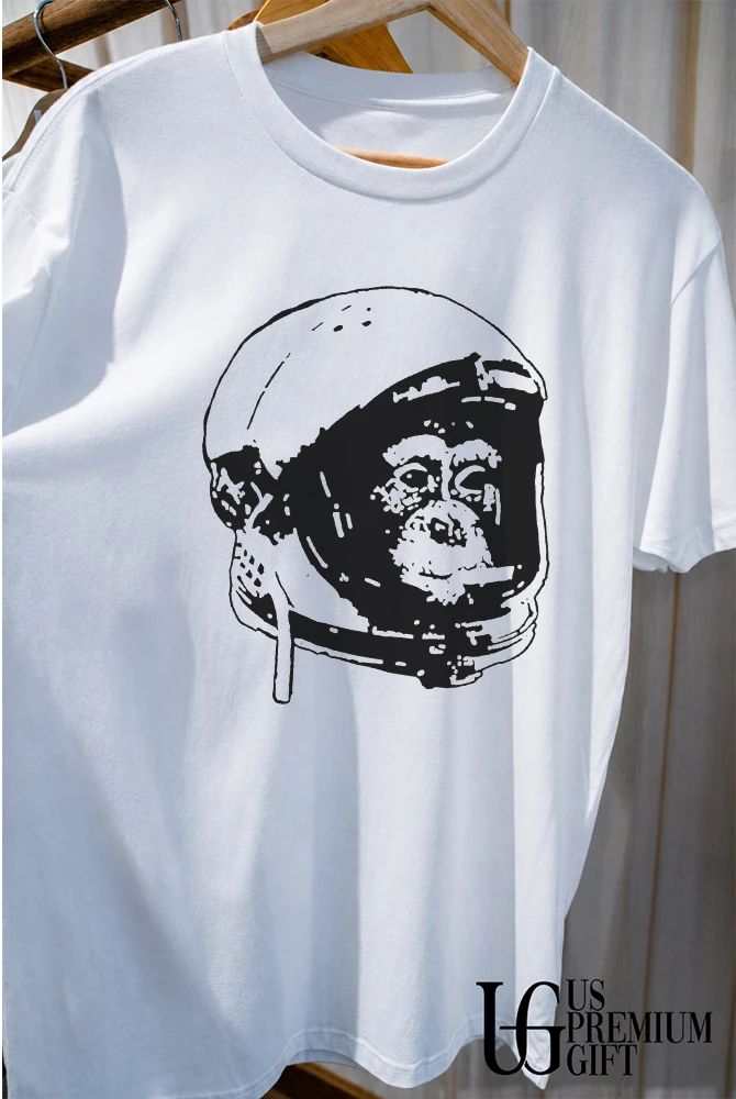 Astronaut space monkey smoking a cigarette shirt