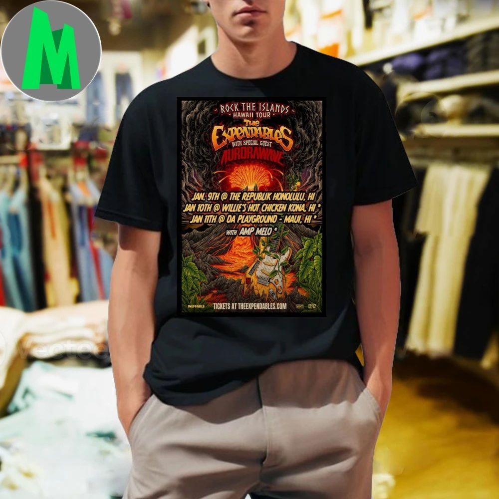 The Expendables January 9 11 2026 Hawaii Poster Shirt