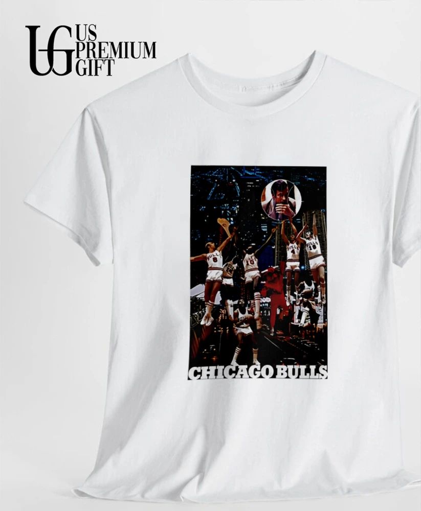 Chicago Bulls Downtown 1972 Team Collage shirt