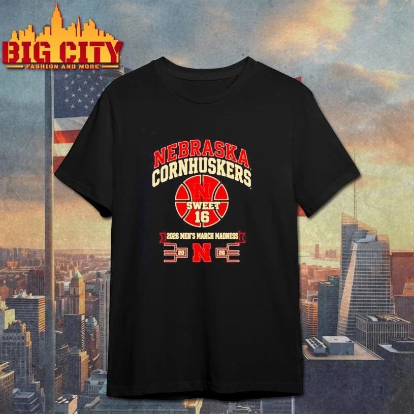Nebraska Cornhuskers Sweet 16 2026 Men’s March Madness classic Shirt