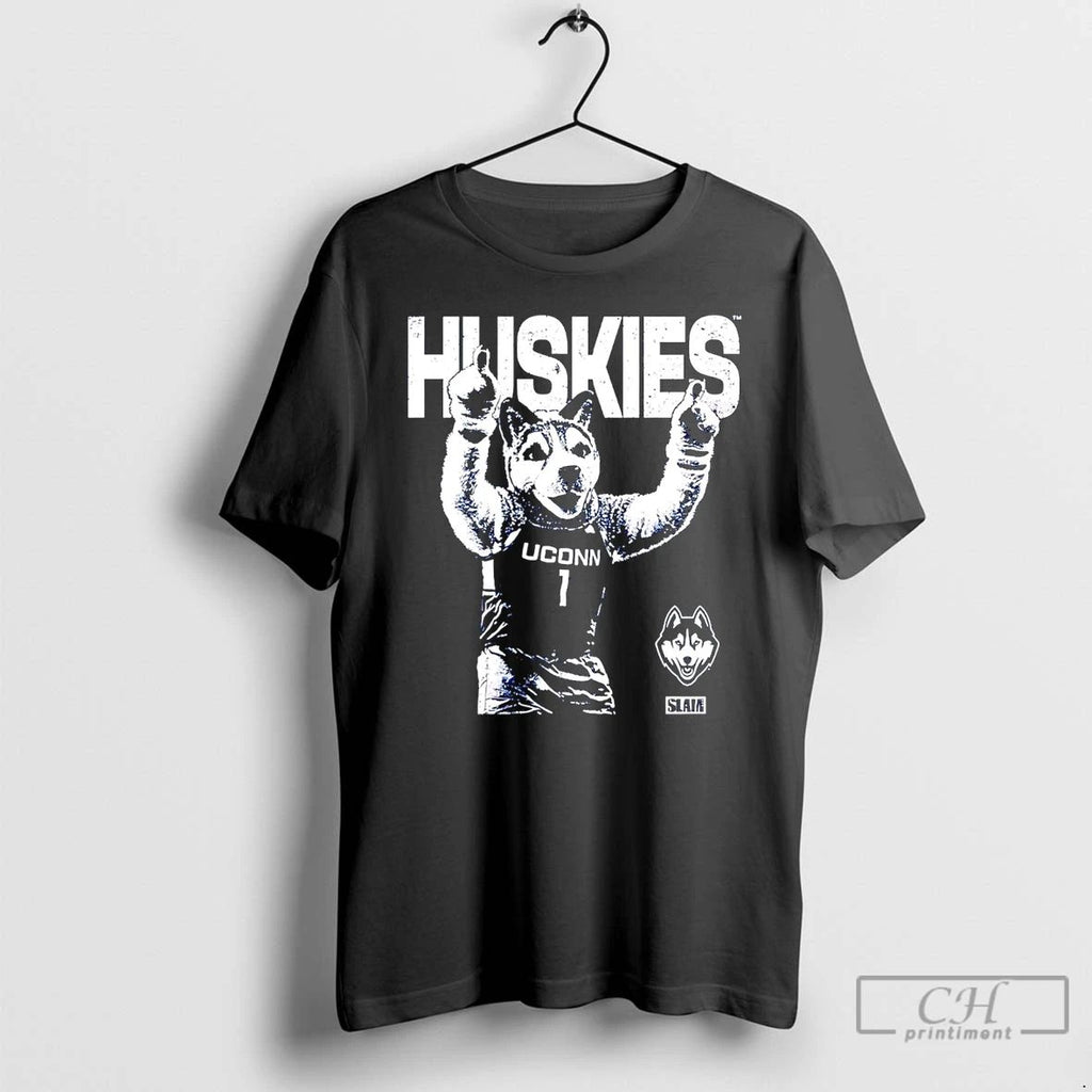 Classic Uconn Huskies Mascot Mode Slam Graphic