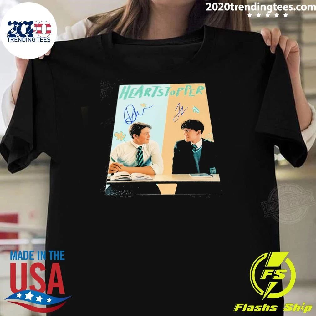 Joe Locke and Kit Connor Authentic Heartstopper Shirt