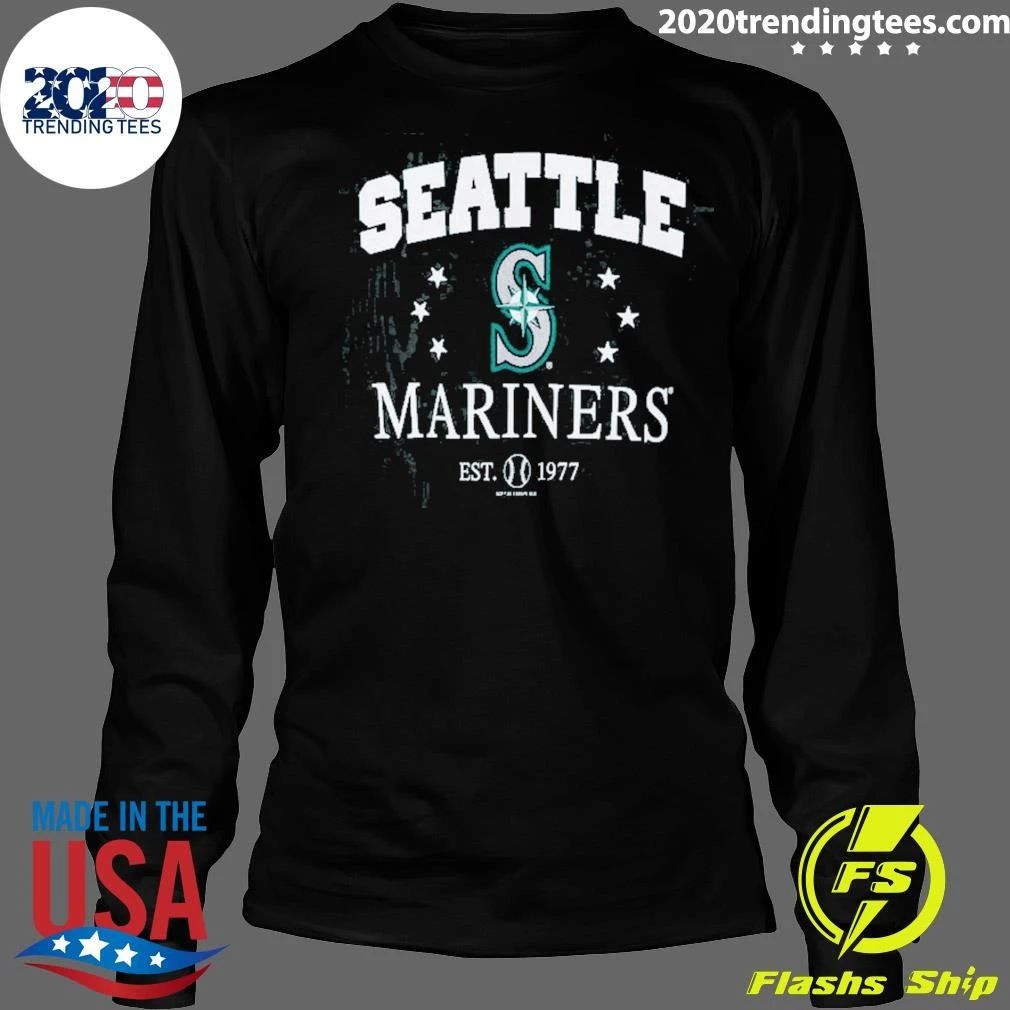 Seattle Mariners Soft as a Grape Youth Pigment Dye Shirt