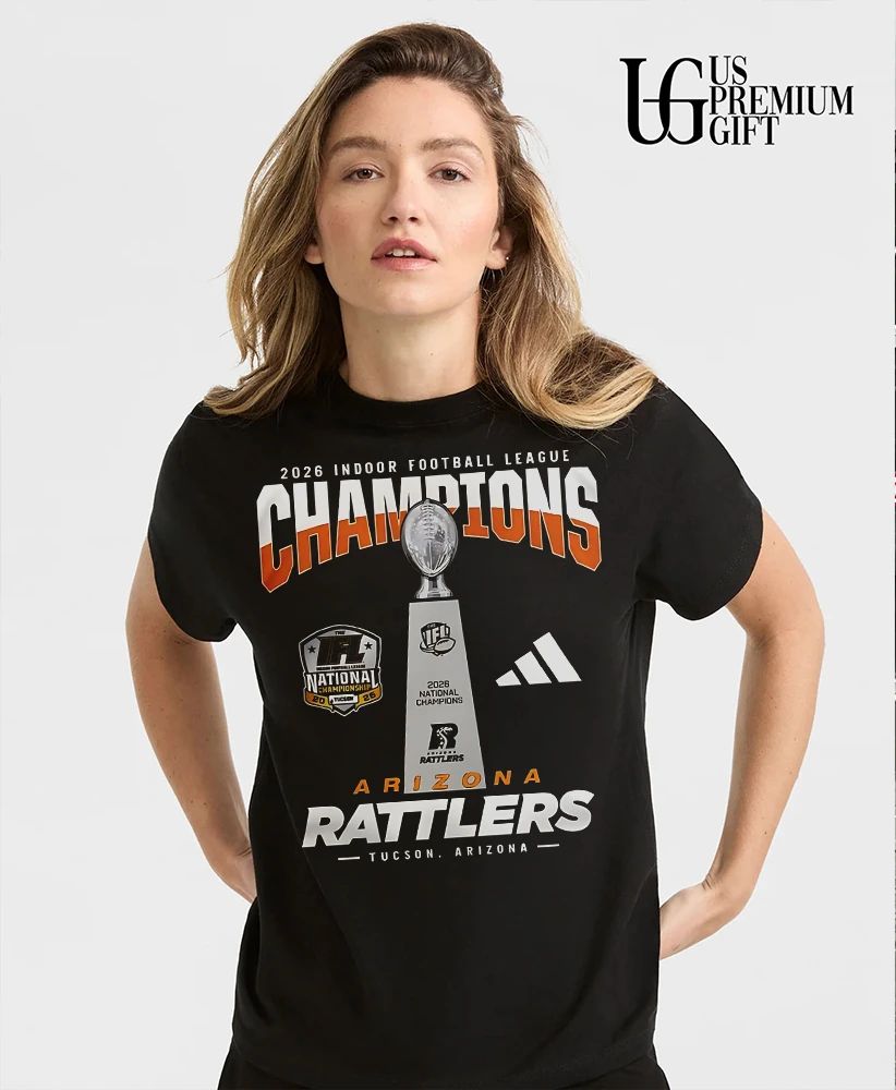 2026 Arizona Rattlers Indoor Football League National Champions trophy T-shirt