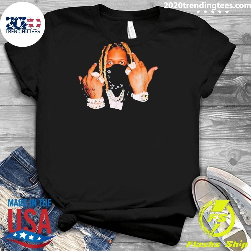 Lil Durk Rapper Middle Finger Diamond Graphic Shirt