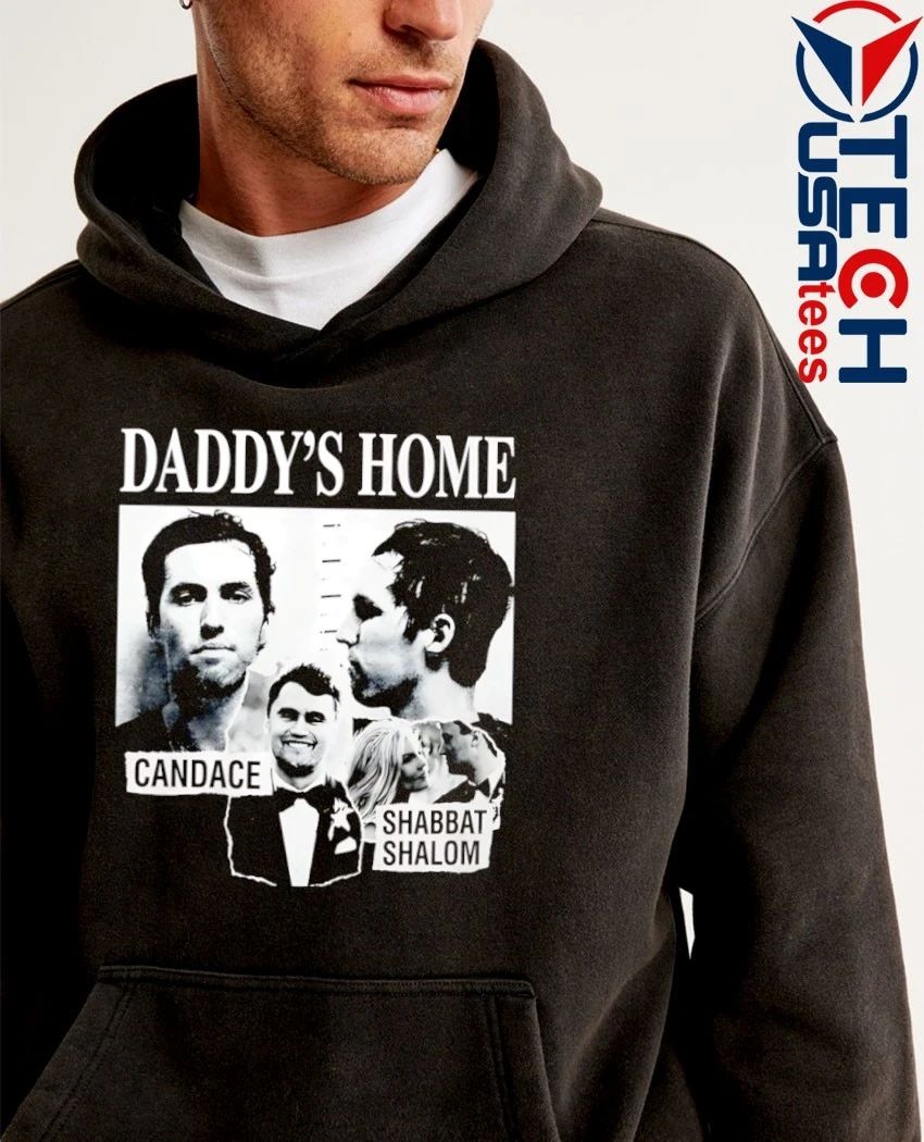 Daddy’s Home Candace Shabbat Shalom mugshot shirt